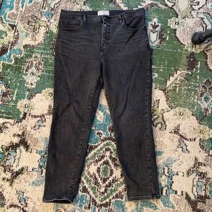 Everlane Skinny ankle Jeans High Rise Button Fly